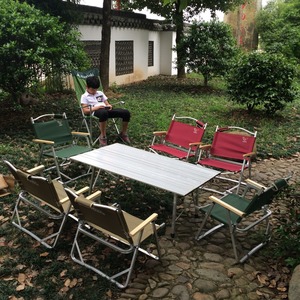 Folding Fishing <b>Chair</b> Aluminum Alloy 61.5*55*35cm Portable Outdoor <b>Chair</b> For Camping And Fishing - Product Image 1