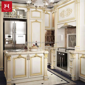 HAPPY HOUSES Australie Blanc Classique Meubles Îlot <span class=keywords><strong>De</strong></span> <span class=keywords><strong>Cuisine</strong></span> Armoires <span class=keywords><strong>De</strong></span> <span class=keywords><strong>Cuisine</strong></span> Complètes En Bois Massif Comptoirs En Marbre Noir - Product Image 3