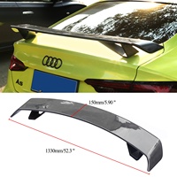 Aileron de voiture DTouch universel en ABS, aileron arrière en fibre de carbone, aileron arrière de course GT