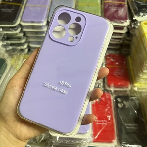 เคสโทรศัพท์ซิลิโคนเหลวกันกระแทกสำหรับ iPhone 16E 15 14 11 12 13 16 17 Air Pro Max - Product Image 5