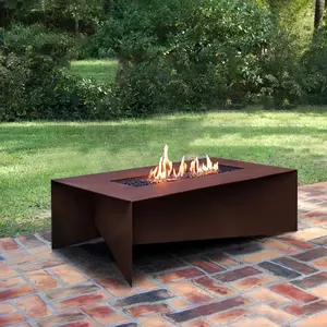 आउटडोर सोफा सेट आग गड्ढे टेबल अनुकूलित आउटडोर फर्नीचर आँगन आग गड्ढे पूल आग कटोरा