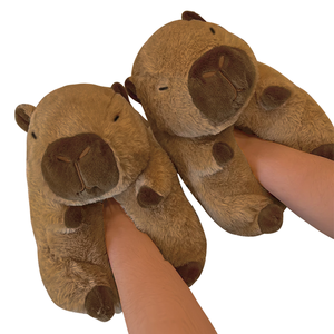 Capybara en peluche respirant en gros pour l'hiver, animal moelleux, peluche d'extérieur, capybara personnalisé pour - Product Image 2