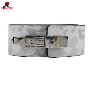 Ceinture de musculation en cuir de vachette de qualité supérieure, respirante, avec logo personnalisé - Product Image 5
