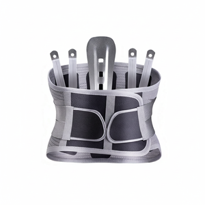 Cinturón de soporte lumbar Supreme con placa de acero, soporte de cintura ajustable y transpirable para adultos, uso deportivo y de fitness - Product Image 2
