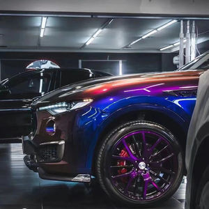 WRAPMASTER 1.52*18 Metros Vinilo para Coche Súper Brillante Camaleón PET en 5 Colores: Púrpura Dorado, Dorado Rojo Naranja, para Pintura Automotriz - Product Image 5