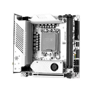เมนบอร์ด JGINYUE B760i LGA 1700 รองรับซีพียูรุ่นที่ 12/13  DDR5 หน่วยความจำแบบ Mini-ITX สำหรับเดสก์ท็อปรุ่นใหม่ B760i-Snow Dream D5 รองรับ DDR5 แบบ Dual Channel - Product Image 1