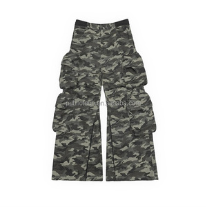 ขายส่งกลางแจ้งที่กําหนดเองพิมพ์ยูทิลิตี้กระเป๋าผู้ชายกางเกง Camo คาร์โก้ทํางานถุงกางเกงลายพรางผู้ชาย - Product Image 3