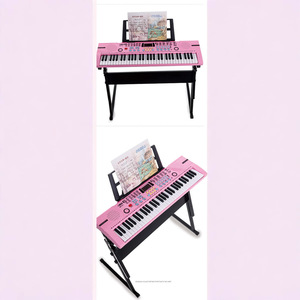 61-Key Children's Electronic Keyboard With <b>Microphone</b> And <b>Stand</b> For Beginners Music Learning Piano Toy For Kids - Product Image 3