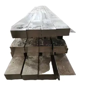 Batang baja persegi panjang padat gulung panas baja setang persegi ditarik dingin cocok untuk pembuatan suku cadang mekanik