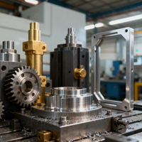 Usinage de haute qualité pour pièces automobiles rondes en acier inoxydable CNC, machines pour module de caméra de smartphone
