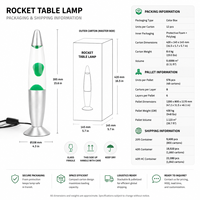 Lampe de table décorative moderne en aluminium et verre, sans fil, à LED effet lave, pour salon, cadeau, vente au détail et en gros