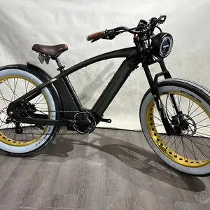 Mais novo hummer cruiser elétrico, venda quente, 48v, 750w, 1000w, fat bike, halley ebike