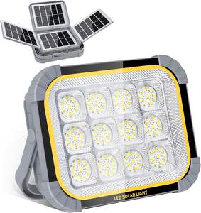 ALECTER Portable <b>Solar</b> LED Work <b>Light</b> 120W 20000mAh Power Bank 12000LM 6000K 3 Modes Stepless Dimming IP65 Waterproof <b>Light</b> - Product Image 1