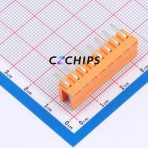 MXHT396R-3.96-08P-OE01-Cu-A Plug-in Terminal Block Bent Lead Through Hole,P=3.96mm Board-to-Board / Socket - Open 1x8P 3.96mm - Product Image 2