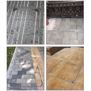 304 스테인리스 스틸 인비저블 맨홀 커버, 사각형 시립 하수 및 빗물 맨홀 커버, 맨홀 커버, 맨홀 커버 - Product Image 5