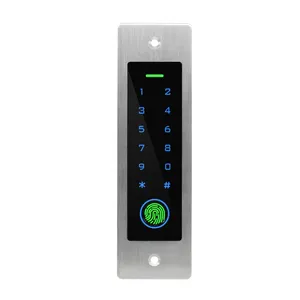 Secukey Kunci Kunci Pintu Kontrol Sidik Jari, Pembaca Kartu Kedekatan 125KHz EM Panel Sentuh Digital Biometrik Akses Sidik Jari