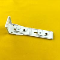 Blanc et métal support supérieur individuel vague rideau coureur rideau Rail roue aluminium piste accessoires planeur rideau raccord