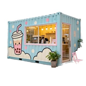 Contenedor Móvil Tipo Tienda, Quiosco Pop-Up Rectangular de PVC Rígido para Cafetería, Mercado Callejero, Zona Turística - Product Image 1