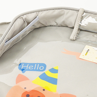 Table de voyage personnalisable en polyester pour enfants Bureau de jeu multifonction pour bambins Organisateur suspendu pour poussette de siège de voiture pour