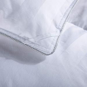 Couette matelassée, ensemble de couette simple/grand lit/très grand lit, couette d'hôtel, literie personnalisée, vente en gros, couette en duvet de canard rayée - Product Image 5