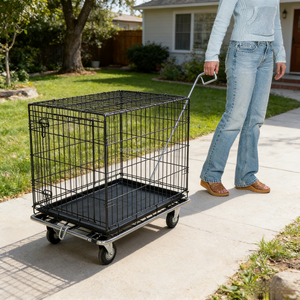 <span class=keywords><strong>Cage</strong></span> <span class=keywords><strong>de</strong></span> <span class=keywords><strong>transport</strong></span> roulante <span class=keywords><strong>pour</strong></span> animaux <span class=keywords><strong>de</strong></span> compagnie avec roues, <span class=keywords><strong>chariot</strong></span> <span class=keywords><strong>de</strong></span> voyage <span class=keywords><strong>pour</strong></span> chiens et chats, <span class=keywords><strong>cage</strong></span> <span class=keywords><strong>de</strong></span> <span class=keywords><strong>transport</strong></span> réglable en taille - Product Image 1