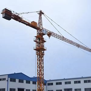 Grúa Torre Plana Usada de 12 Toneladas, Modelo ZOOMLION QTZ250, Años 2018-2020, Alcance de 70 Metros, Motor de Alta Eficiencia Operativa, 90% Nueva - Product Image 3