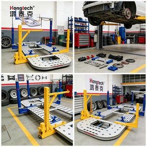 Máquina de Enderezado de Chasis Automática de 5 Torres con Empujador, Plataforma de Banco para Reparación de Carrocerías de Camionetas, de Acero al Manganeso - Product Image 2