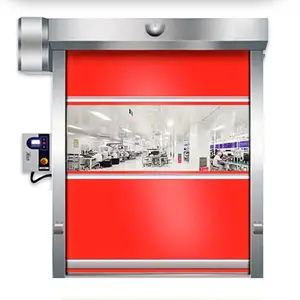 أقوى عروض بيع PVC أبواب سريعة التنظيف العمودية الأبواب التجارية السريعة PVC الأبواب السريعة الأوتوماتيكية الأقمشة عالية السرعة