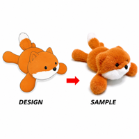 Peluche douce anti-stress animaux, coussin en peluche, jouets en peluche chien pour bébés, garçons, filles, enfants, dropshipping, faible MOQ