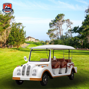 Voiture de golf classique vintage 72V, véhicule de tourisme rétro, buggy de luxe antique pour mariages, complexes hôteliers et hôtels - Product Image 1