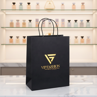 Sac à provisions en papier de qualité supérieure imprimé personnalisé de luxe avec poignée en ruban réutilisable