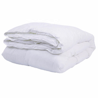 Couette en duvet blanche pour chambre à coucher Couettes matelassées en coton 100%, échantillon de support