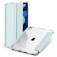 Étui rigide en cuir à rabat pour iPad Air 13, porte-crayon triple pli, étui rigide en acrylique PU pour IPad pro 13 pouces 2024