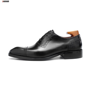 <b>Lightweight</b> Genuine Leather Upper Office Wedding <b>Shoes</b> with Absorbent Sweat Insole Slip On Closure Flexible Structure <b>for</b> <b>Men</b> - Product Image 5