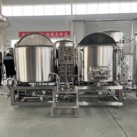 500L NOVA-Series 3-Vessel Brewhouse Équipement de brassage de bière artisanale Équipement de brasserie de bière Système de brassage de bière Solution clé en main