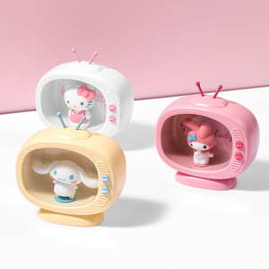 Sanrio Small Night Light Mini TV Modelado Dormitorio Mesita de noche Anime Sleeping Girl Lámpara - Product Image 1