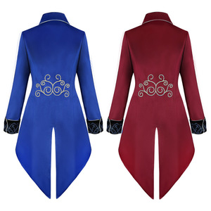 Veste de costume de scène pour fête d'Halloween, taille S-3XL, jacquard médiéval, cosplay victorien, gothique, redingote, <span class=keywords><strong>noble</strong></span> <span class=keywords><strong>homme</strong></span> de la Renaissance, prince - Product Image 5