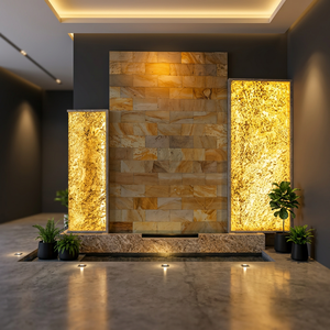 Revêtement mural en pierre naturelle mince, imperméable et ignifuge, 100% pierre naturelle, pour usage extérieur et intérieur - Product Image 6