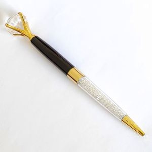 Big Diamond Rotating Metal Custom Logo Printed Crystal <b>Pen</b> Promotion Corporate Activity Business <b>Gift</b> Ballpoint <b>Pens</b> - Product Image 4
