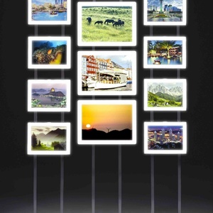 A4 Magnetic LED <b>Light</b> Box with Adjustable RGB Eco-Friendly Acrylic & Aluminum Wall Mounting for Restaurant Menus <b>Window</b> Displays - Product Image 4
