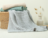 Serviette de bain et peignoir pour bébé 2026, 6 couches, couverture d'emmaillotage en mousseline pour enfants, couverture de couchage pour nouveau-né, accessoires pour garçons et filles