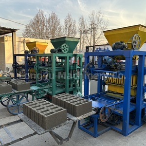 Proveedor de máquinas de ladrillos vende línea de producción de ladrillos de cemento semiautomática de alta calidad 4-26 ladrillos huecos ladrillos de pavimentación sólida - Product Image 5