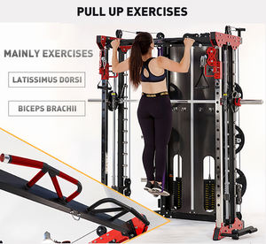 Stazione Multifunzione Universale per Allenamento di Forza, Macchina da Palestra in Acciaio per Body Building, per Petto e Braccia - Product Image 6