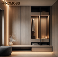 Armarios de Vestidor Contemporáneos de Lujo con Diseño Personalizado para Proyectos de Interiores de Villas