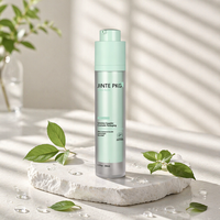 Flacon Pompe Rotatif Airless Rond Vert Menthe 15ml 30ml 50ml pour Fond de Teint, Crème BB et Lotion