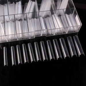 TSZS <span class=keywords><strong>2023</strong></span> Offre Spéciale 500 pièces/boîte demi-couverture <span class=keywords><strong>ongles</strong></span> conseils C courbe carré <span class=keywords><strong>ongles</strong></span> conseils XXL long français acrylique <span class=keywords><strong>faux</strong></span> <span class=keywords><strong>ongles</strong></span> - Product Image 2