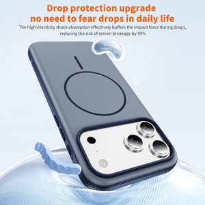 Étui magnétique <span class=keywords><strong>mat</strong></span> de luxe anti-traces de doigts pour iPhone 17 Pro Max 16 15 14 13, coque arrière anti-rayures en PC de haute qualité - Product Image 5