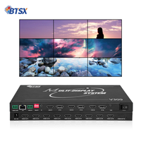 Controlador de Video Wall 4K/8K 2x2, Controlador Multimonitor 8K 5760x3240 60Hz con Entrada HDMI, OEM/ODM para Señalización Digital y Salas de Control
