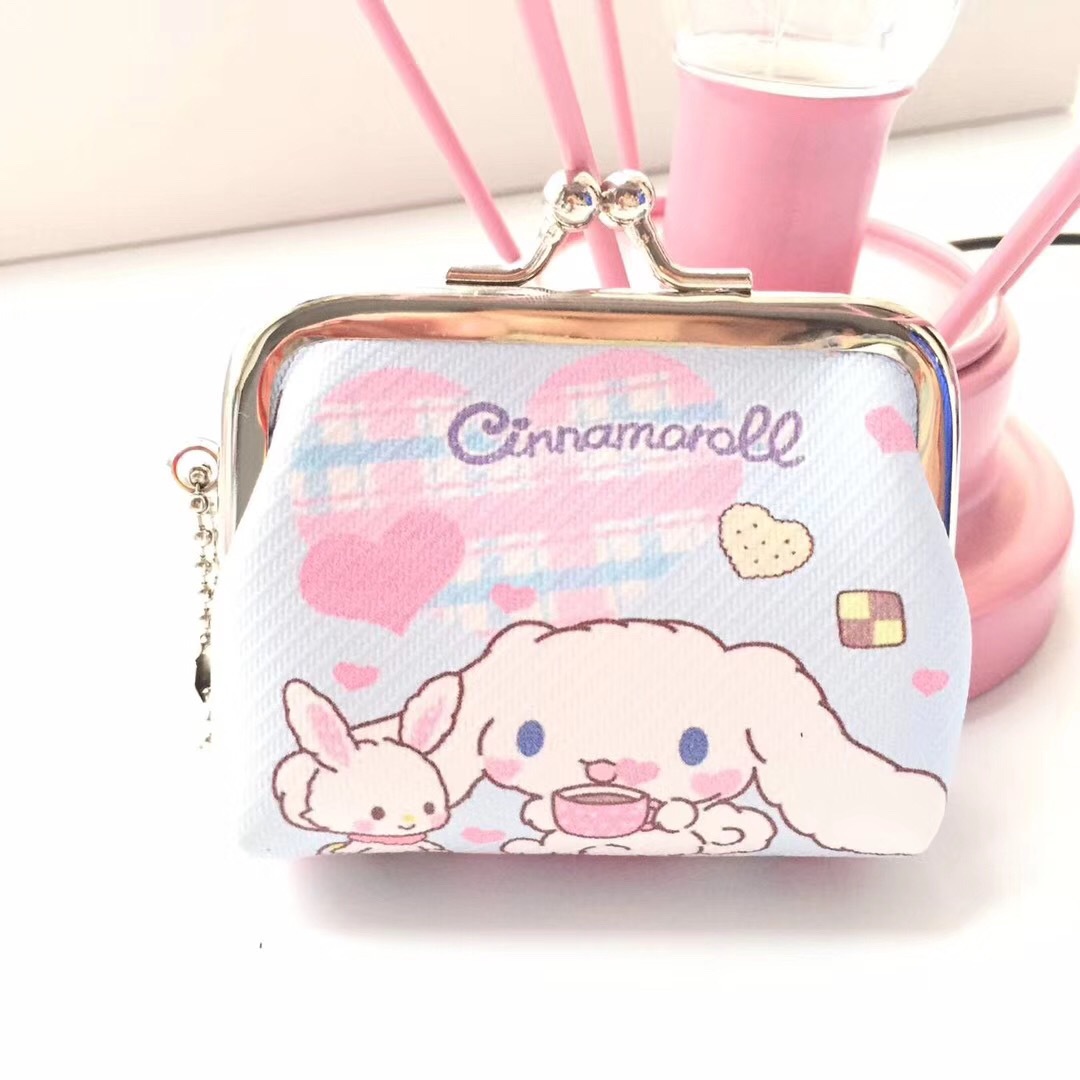 Cute 3D Hello Kitty Doll Plush Small Wallet Coin Purse Key ID Bag Keyring Pink Cute 3D Hello Kitty Doll Plush Small Wallet Coin Purse Key ID Bag Keyring Pink