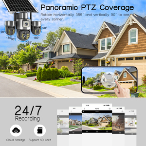 Telecamera Wireless da Esterno a Batteria 1080P con Sensore di Movimento PIR e Pannello Solare, Compatibile Senza Costi Mensili, Fornita dalla Fabbrica di Shenzhen - Product Image 2